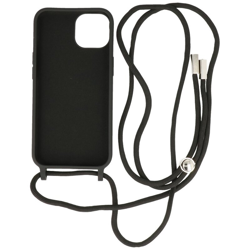 Estuche de 2.5 mm con cordón para iPhone 14 Plus Negro