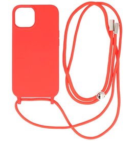 Coque 2,5 mm avec cordon pour iPhone 14 Plus Rouge