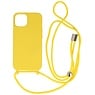 Coque 2,5 mm avec cordon pour iPhone 14 Plus Jaune