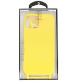 2.5mm Case with Cord for iPhone 14 Plus Yellow