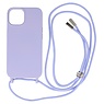 Coque 2,5 mm avec cordon pour iPhone 14 Plus Violet