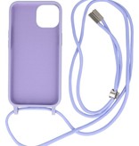 2.5mm Case with Cord for iPhone 14 Plus Purple