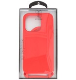 2,5 mm etui med ledning til iPhone 14 Pro Max Rød