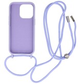 2.5mm Case with Cord for iPhone 14 Pro Max Purple