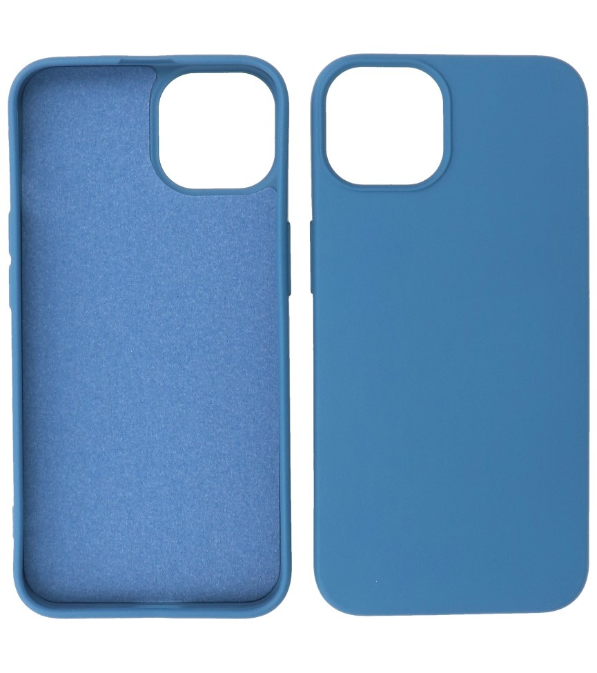 Fashion Color TPU Hülle iPhone 14 Navy