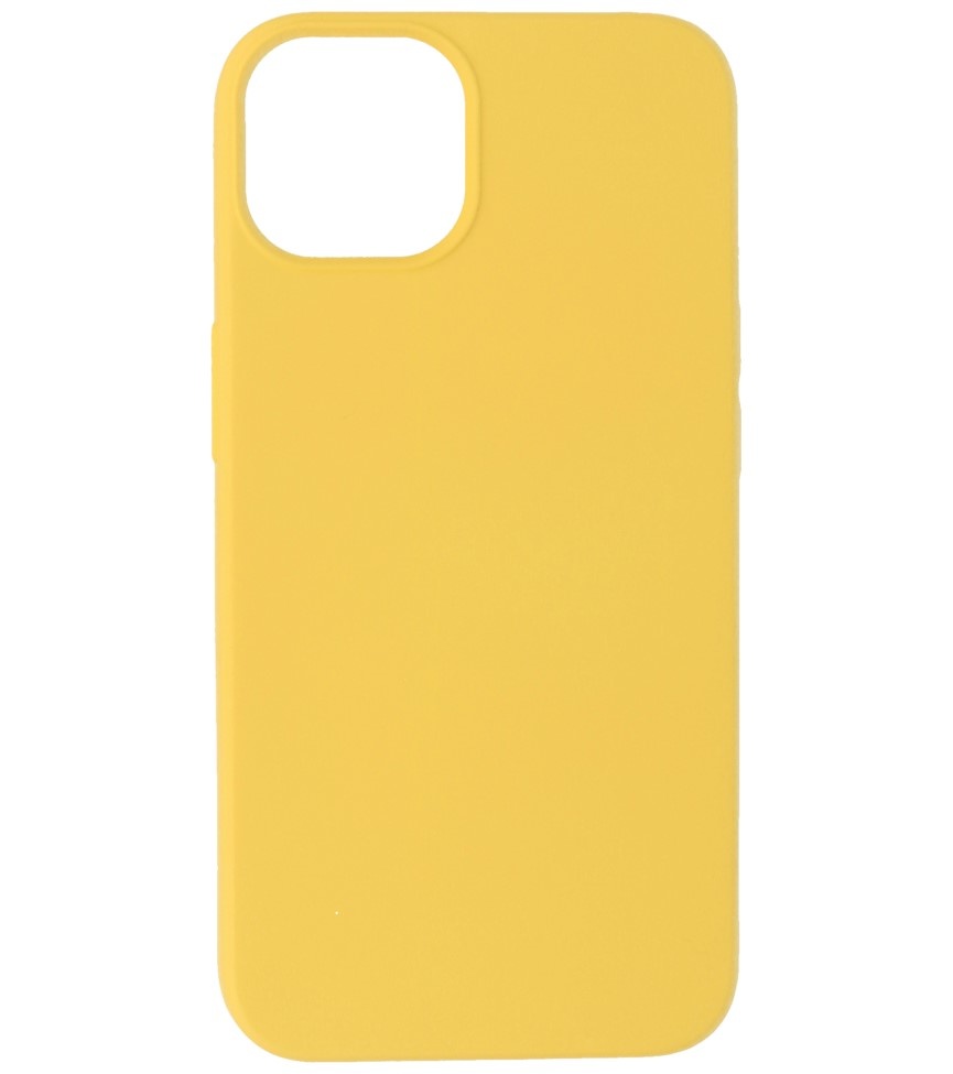 Custodia in TPU colore moda iPhone 14 gialla