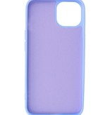 Fashion Color TPU Case iPhone 14 Purple