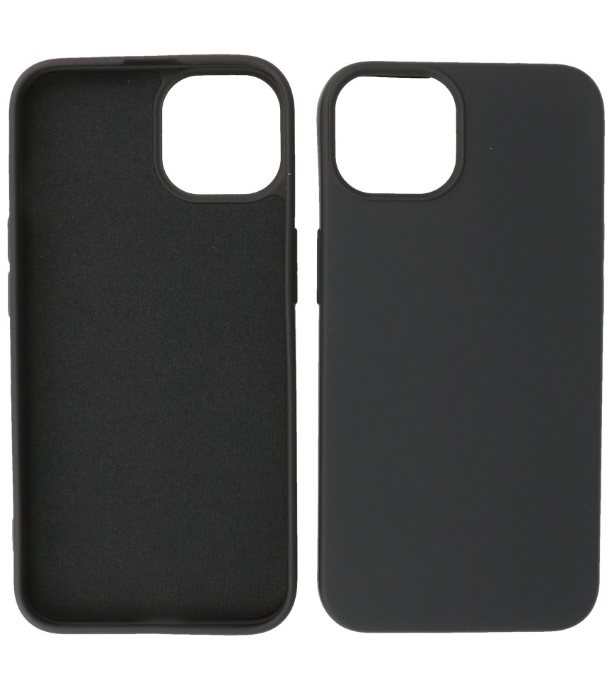 Fashion Color TPU Case iPhone 14 Plus Black