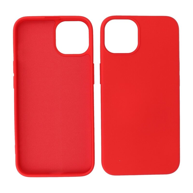 Fashion Color TPU Case iPhone 14 Plus Red