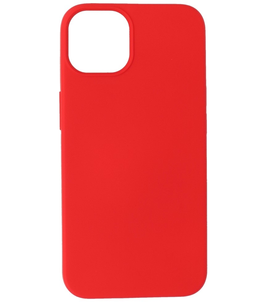 Fashion Color TPU Case iPhone 14 Plus Red