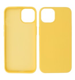 Fashion Color TPU Hoesje iPhone 14 Plus Geel