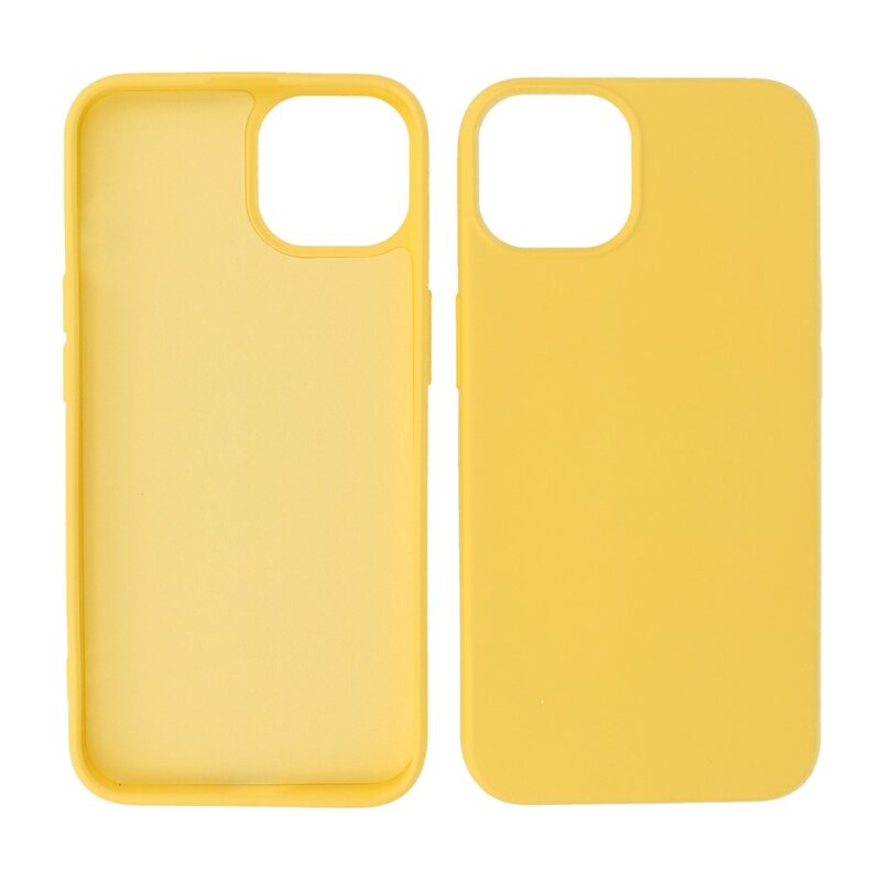 Custodia in TPU Fashion Color per iPhone 14 Plus Giallo