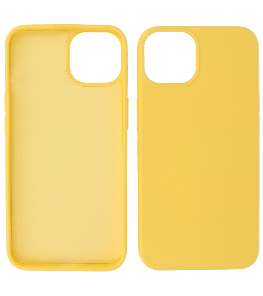 Fashion Color TPU Case iPhone 14 Plus Gelb