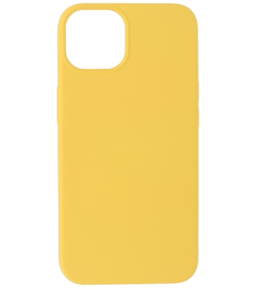 Fashion Color TPU Case iPhone 14 Plus Yellow