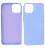 Coque en TPU Fashion Color iPhone 14 Plus Violet