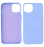 Fashion Color TPU Case iPhone 14 Plus Purple