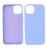 Coque en TPU Fashion Color iPhone 14 Plus Violet