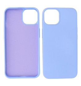 Coque en TPU Fashion Color iPhone 14 Plus Violet