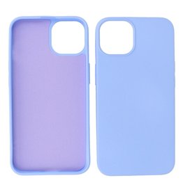 Fashion Color TPU Hoesje iPhone 14 Plus Paars