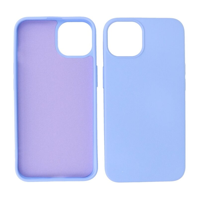 Coque en TPU Fashion Color iPhone 14 Plus Violet