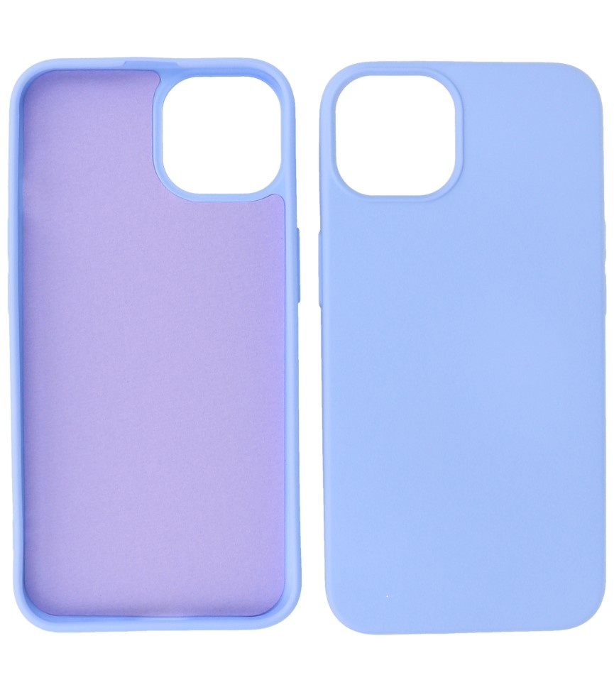 Funda Fashion Color TPU iPhone 14 Plus Púrpura