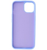 Coque en TPU Fashion Color iPhone 14 Plus Violet