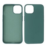 Custodia in TPU Fashion Color per iPhone 14 Plus Verde Scuro
