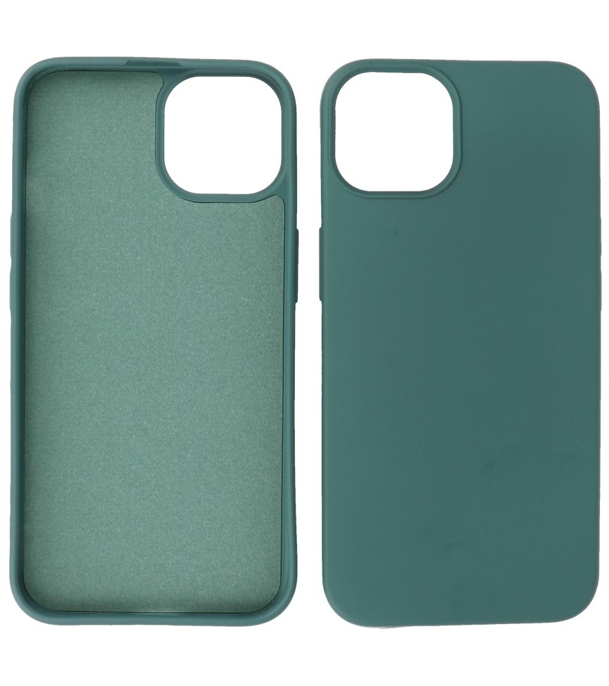 Fashion Color TPU Case iPhone 14 Plus Dark Green