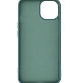 Fashion Color TPU Case iPhone 14 Plus Dark Green