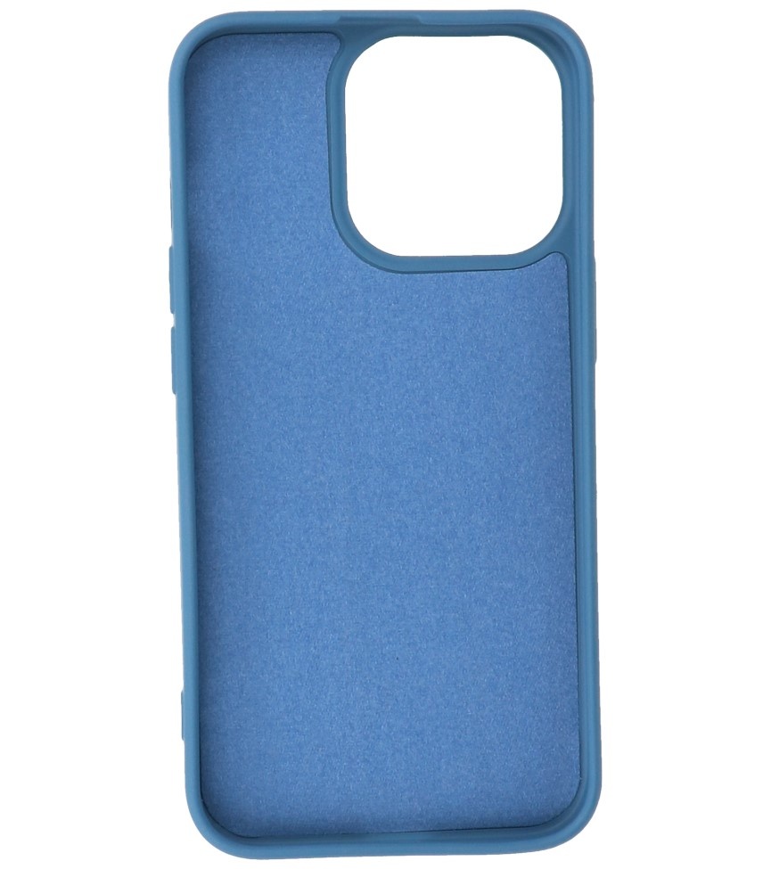 Fashion Color TPU Hoesje iPhone 14 Pro Navy