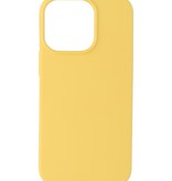 Fashion Color TPU Case iPhone 14 Pro Yellow