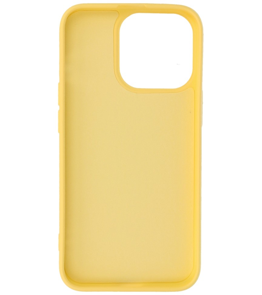 Custodia in TPU Fashion Color per iPhone 14 Pro Giallo