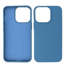 Fashion Color TPU-cover iPhone 14 Pro Max Navy