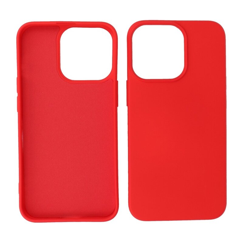 Fashion Color TPU Case iPhone 14 Pro Max Red