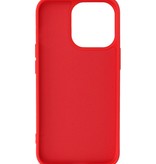 Fashion Color TPU Hoesje iPhone 14 Pro Max Rood