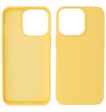 Custodia in TPU Fashion Color per iPhone 14 Pro Max gialla