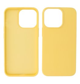 Coque TPU Fashion Color iPhone 14 Pro Max Jaune