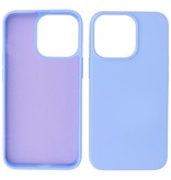 Custodia in TPU colore moda per iPhone 14 Pro Max viola