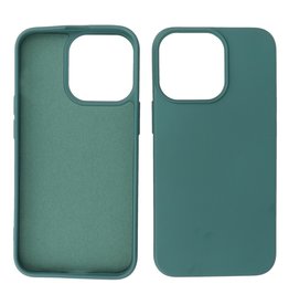 Coque TPU Fashion Color iPhone 14 Pro Max Vert Foncé