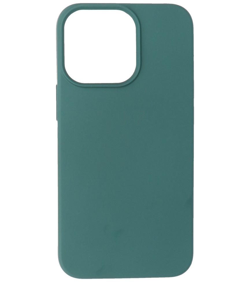 Custodia in TPU Fashion Color per iPhone 14 Pro Max Verde Scuro
