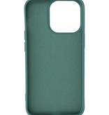 Fashion Color TPU Case iPhone 14 Pro Max Dunkelgrün