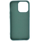 Fashion Color TPU Hoesje iPhone 14 Pro Max Donker Groen
