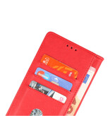 Bookstyle Wallet Cases Hülle für Samsung Galaxy A04s Rot