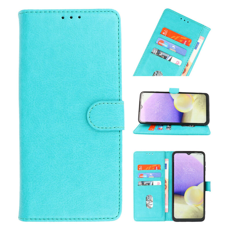 Bookstyle Wallet Cases Hülle für Oppo Reno 8 Pro Grün