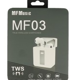 Auricular Bluetooth MT TWS MF-03 Blanco
