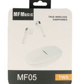 Auricular Bluetooth MF TWS MF-05 Blanco