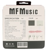 MF Headset Oreillette Bluetooth MF TWS + ENC MF-06 Blanc