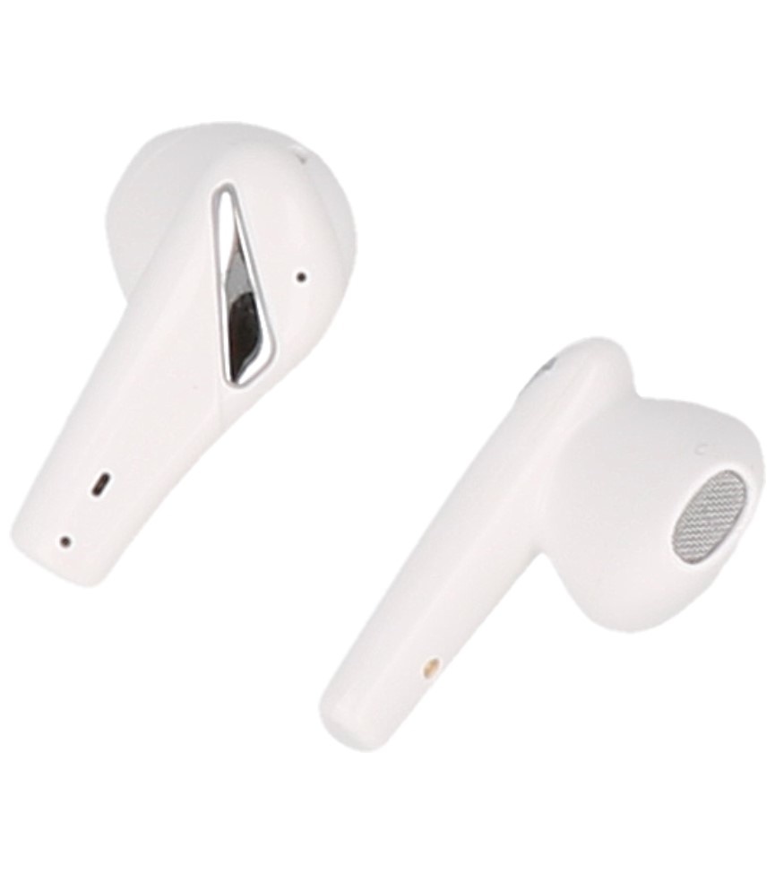 Auricular Bluetooth MF TWS + ENC MF-06 Blanco