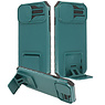Window - Stand Backcover pour iPhone 14 Vert Foncé