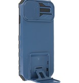 Window - Stand Back Cover til iPhone 14 Plus Blue